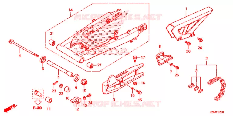 ZWAAI-ARM Honda MOTO 125 CRF 2020  CRF125FL