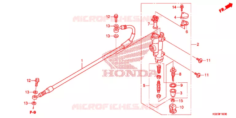 REMPOMP ACHTER Honda MOTO 150 CRF 2020  CRF150RL