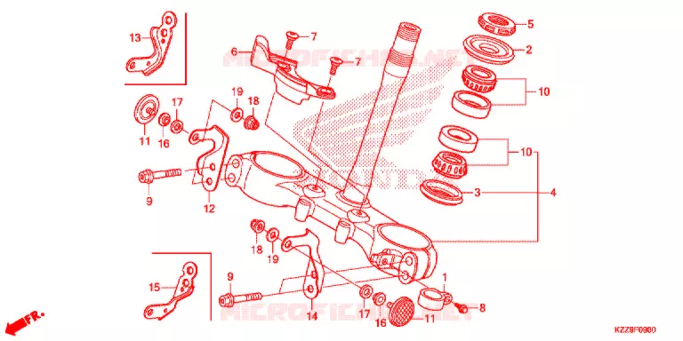 STURING STANG Honda MOTO 250 CRF 2019  CRF250LAK