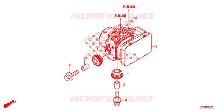 ABS MODULATOR Honda MOTO 250 CRF 2019  CRF250RLAK