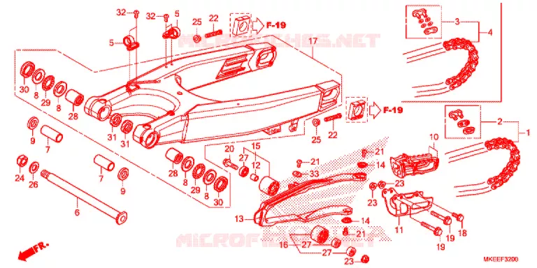 ZWAAI-ARM Honda MOTO 450 CRF 2020  CRF450RXL