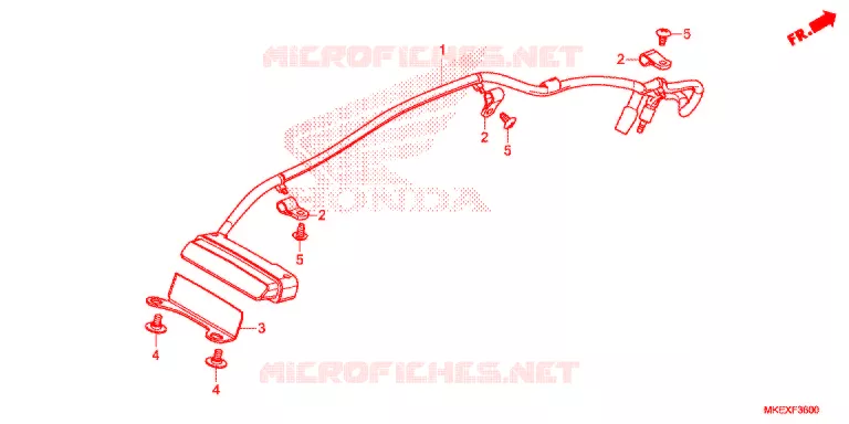 ACHTERLICHT Honda MOTO 450 CRF 2020  CRF450XK