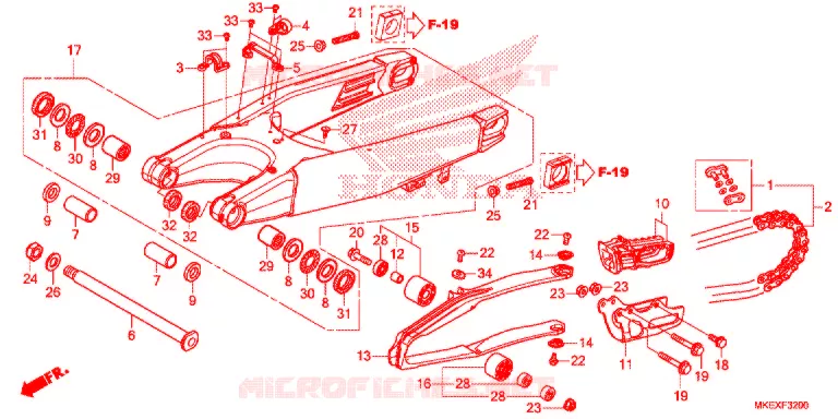 ZWAAI-ARM Honda MOTO 450 CRF 2024  CRF450XK