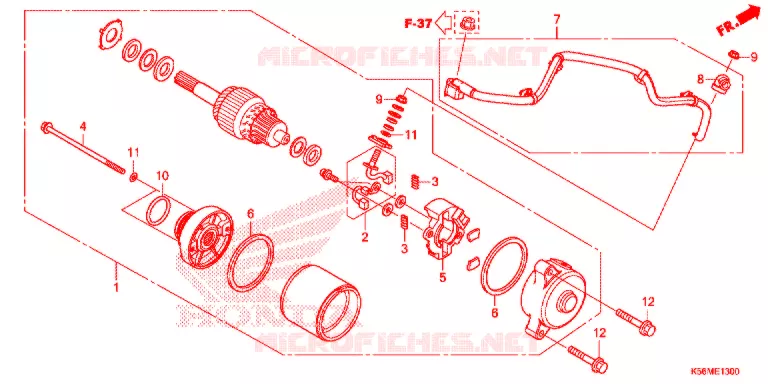 STARTMOTOR Honda MOTO 150 RS 2021  FS150FL