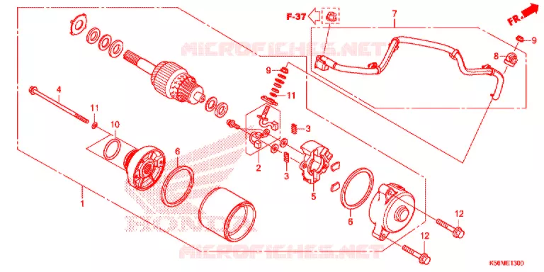STARTMOTOR Honda MOTO 150 RS 2021  FS150FL