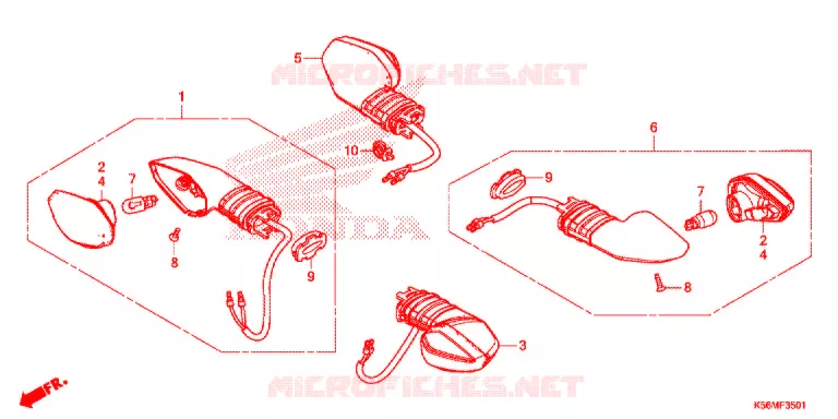 KNIPPERLICHT (FS150FL) Honda MOTO 150 RS 2020  FS150FL