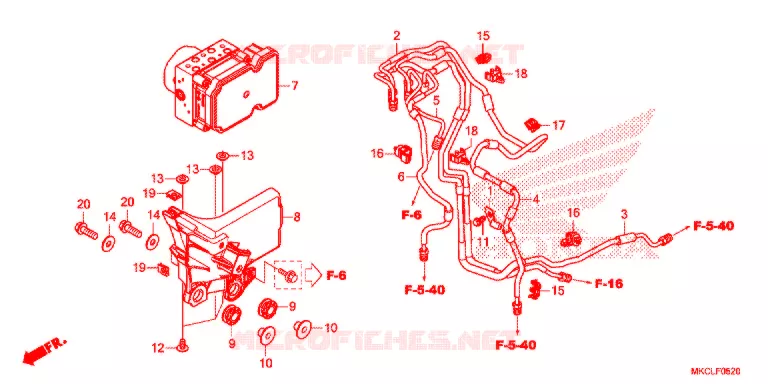 ABS MODULATOR Honda MOTO 1800 GOLD-WING 2020  GL1800BL