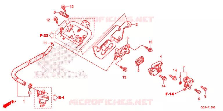 REGELKLEP LUCHTINJECTIE Honda SCOOTER 50 RUCKUS 2019  NPS50K_A