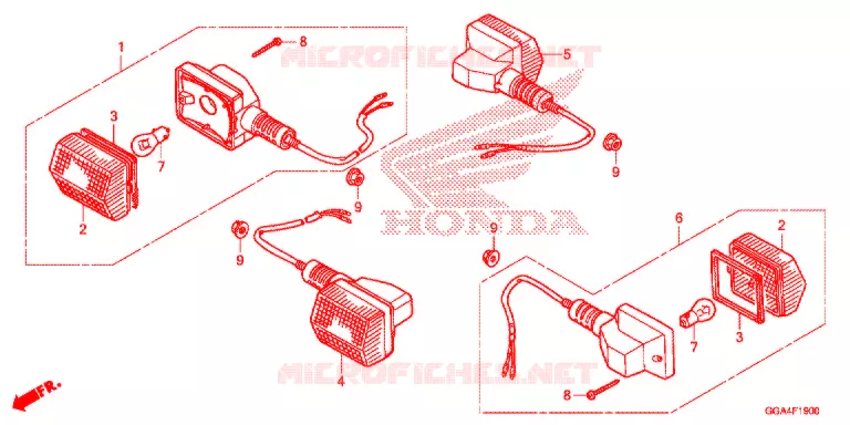 KNIPPERLICHT Honda SCOOTER 50 RUCKUS 2020  NPS50L_A