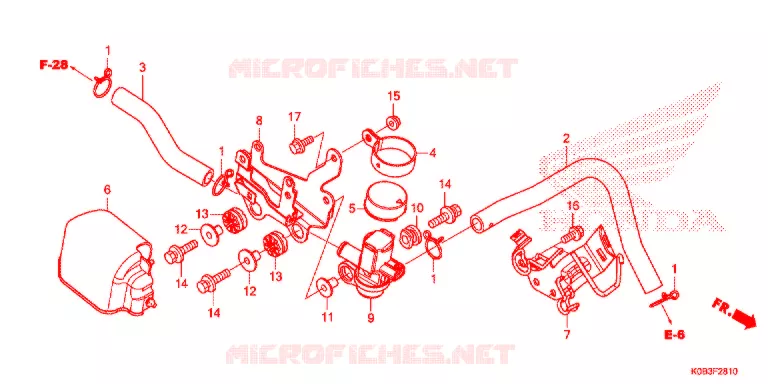 LUCHTINJECTIE SOLENOIDEKLEP Honda SCOOTER 300 FORZA 2020  NSS300AL