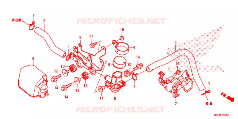 LUCHTINJECTIE SOLENOIDEKLEP Honda SCOOTER 300 FORZA 2020  NSS300AL