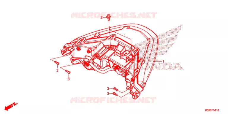 ACHTER COMBINATIE LICHT Honda SCOOTER 300 FORZA 2020  NSS300AL