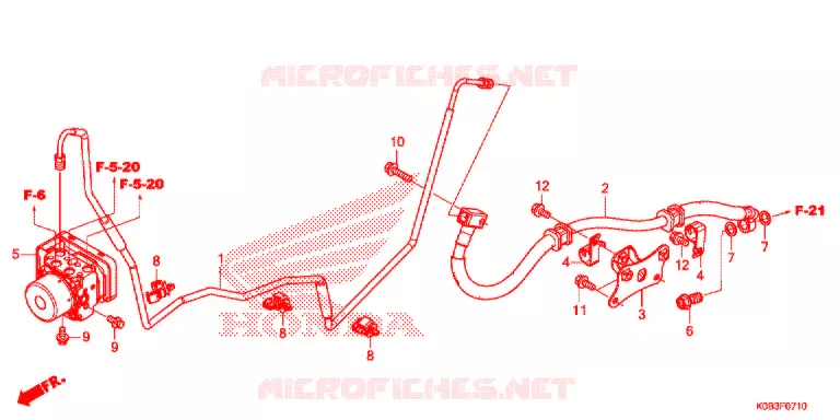 ACHTERREM PIJP Honda SCOOTER 300 FORZA 2020  NSS300AL