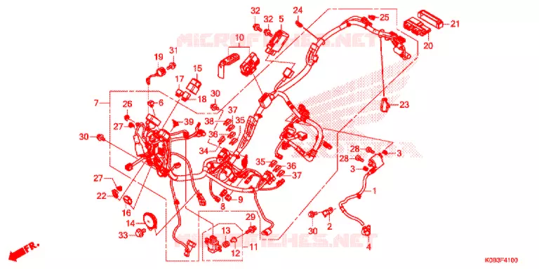 BEDRADINGSBUNDEL Honda SCOOTER 300 FORZA 2020  NSS300AL