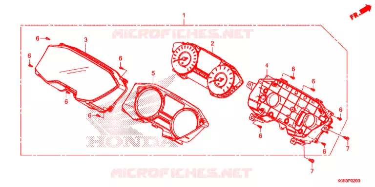 COMBINATIEMETER Honda SCOOTER 300 FORZA 2020  NSS300AL