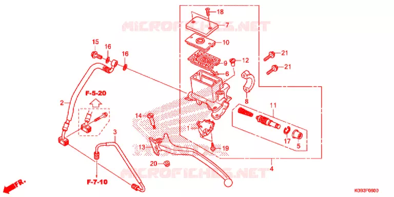 REMPOMP ACHTER Honda SCOOTER 300 FORZA 2020  NSS300AL