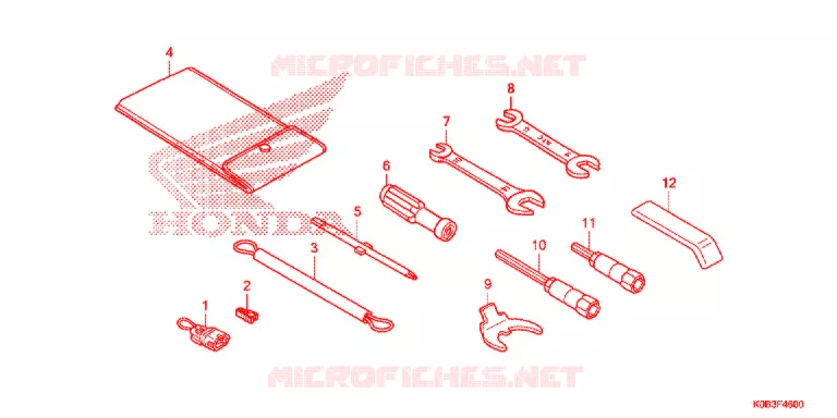 GEREEDSCHAP Honda SCOOTER 300 FORZA 2020  NSS300AL