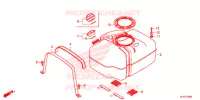 BRANDSTOF TANK voor Honda PIONEER 1000 M3 DELUXE 2020