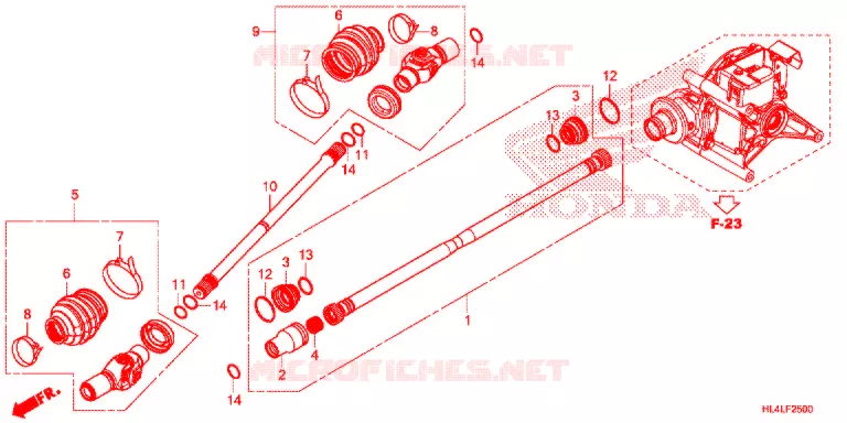 PROPELLERAS Honda ATV 1000 PIONEER 2020  SXS1000M3PL