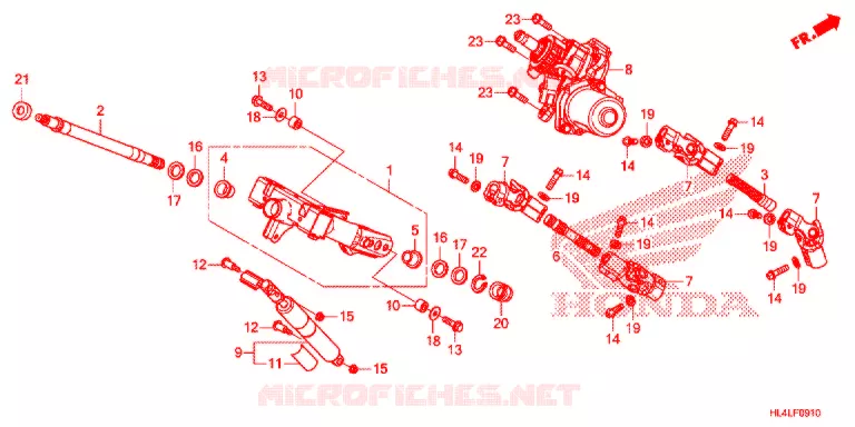 STURING AS (EPS) Honda ATV 1000 PIONEER 2020  SXS1000M5PL