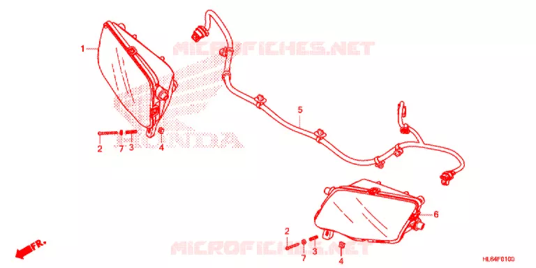 KOPLAMP Honda ATV 1000 TALON 2021  SXS1000S2RM