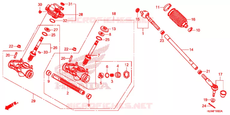 STUUR Honda ATV 1000 TALON 2021  SXS1000S2RM