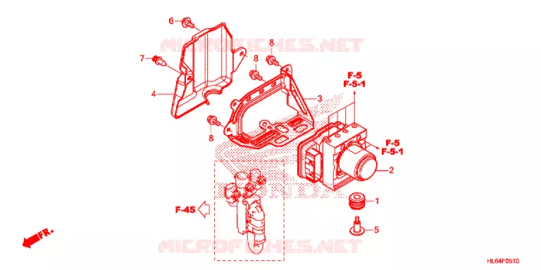 VSA MODULATOR Honda ATV 1000 TALON 2021  SXS1000S2RM