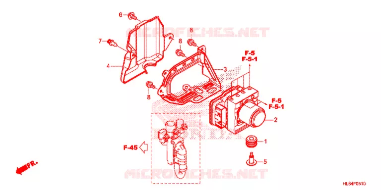 VSA MODULATOR Honda ATV 1000 TALON 2021  SXS1000S2XM