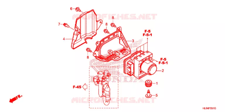 VSA MODULATOR Honda ATV 1000 TALON 2020  SXS1000S2XM