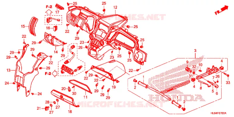TELLERSET COMPLEET Honda ATV 1000 TALON 2021  SXS1000S2XM