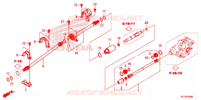 PROPELLERAS Honda ATV 1000 TALON 2020  SXS1000S4L