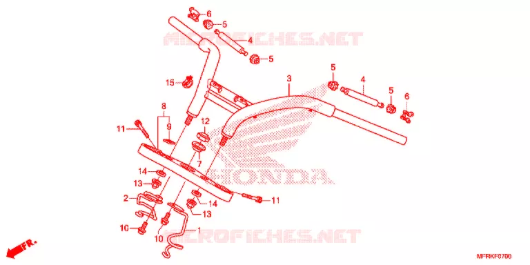 HENDEL PIJP/BOVENSTE BRUG Honda MOTO 1300 VT 2020  VT1300CXAL