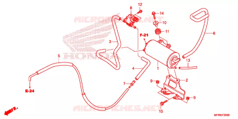KOOLSTOFBUS Honda MOTO 1300 VT 2020  VT1300CXAL