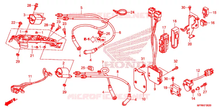 ONTSTEKINGSSPOEL/ECU Honda MOTO 1300 VT 2021  VT1300CXAL