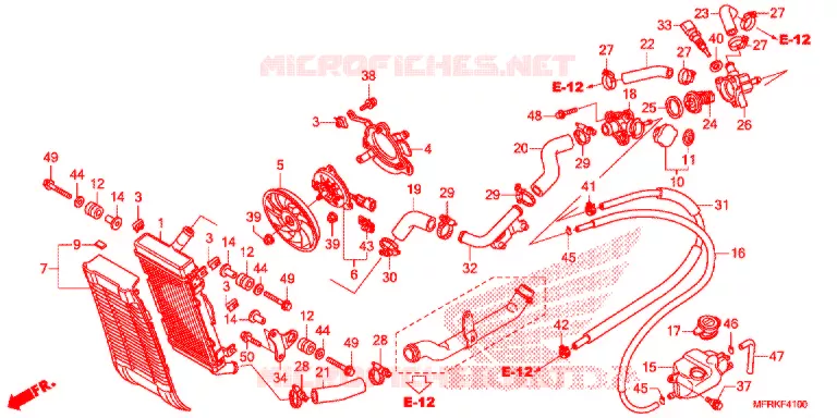 RADIATOR Honda MOTO 1300 VT 2021  VT1300CXL