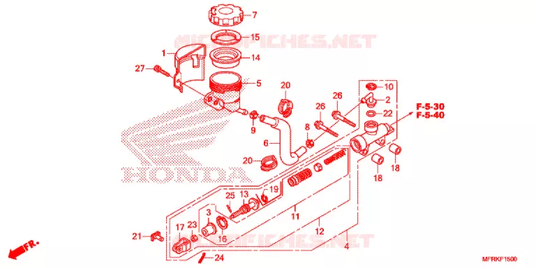 REMPOMP ACHTER Honda MOTO 1300 VT 2020  VT1300CXL