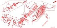 ACHTERLICHT (VT750C/CS) voor Honda SHADOW VT 750 AERO 2020