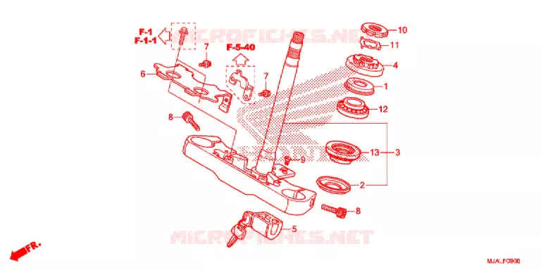 STURING STANG Honda MOTO 750 SHADOW 2020  VT750CL