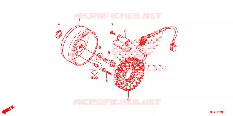 ALTERNATORE Honda MOTO 750 SHADOW 2021  VT750CSL