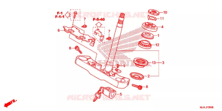 STURING STANG Honda MOTO 750 SHADOW 2020  VT750CSL