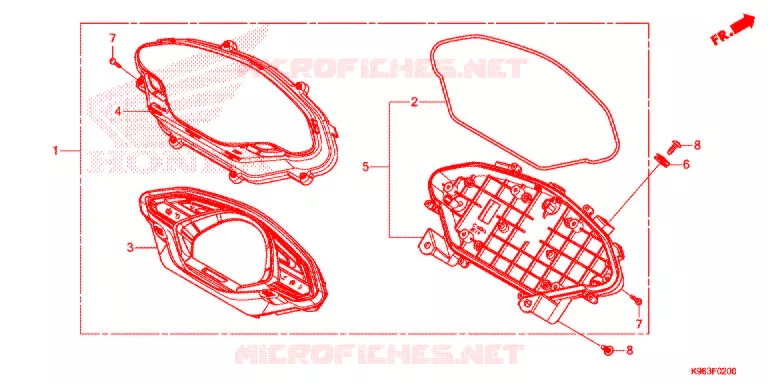 COMBINATIEMETER Honda SCOOTER 125 PCX 2020  WW125L