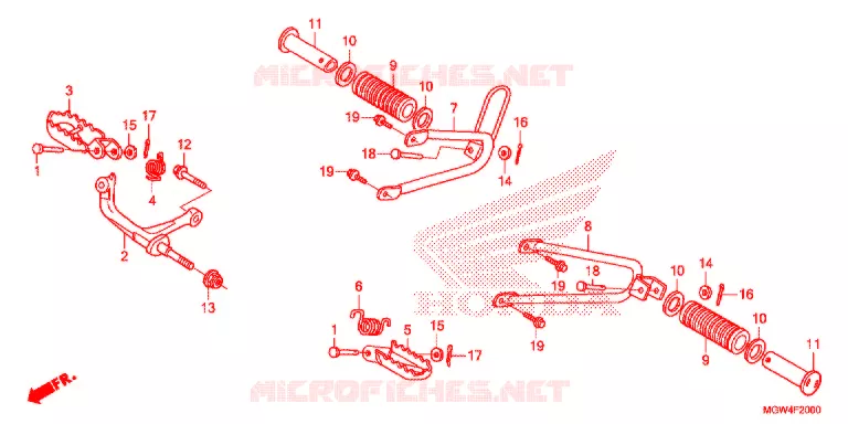 OPSTAP Honda MOTO 650 XR 2020  XR650LL