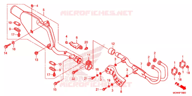 UITLAATDEMPER Honda MOTO 650 XR 2020  XR650LL
