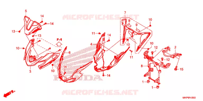 BOVEN KAP Honda MOTO 500 CB 2020  CB500FAL
