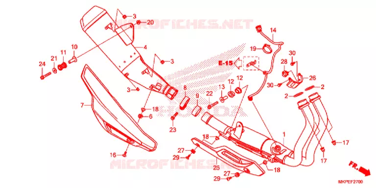 UITLAATDEMPER Honda MOTO 500 CB 2020  CB500FAL