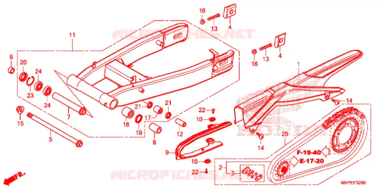 ZWAAI-ARM Honda MOTO 500 CB 2020  CB500FAL