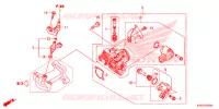 GASKLEP HUIS voor Honda CLICK 125 I RACING 2014