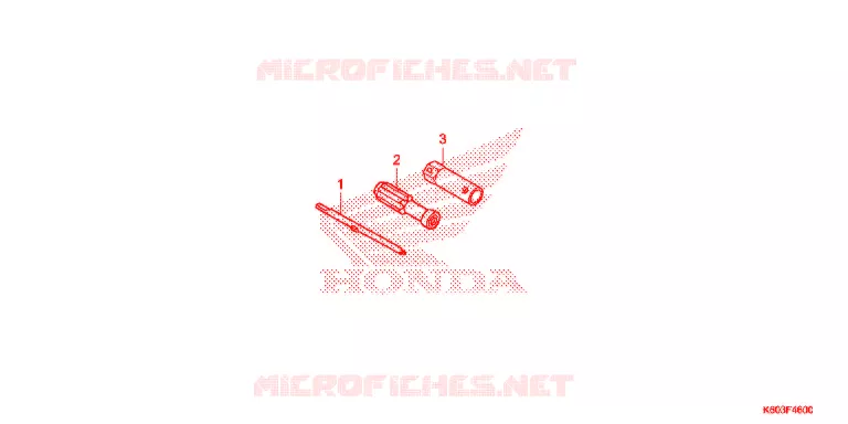 GEREEDSCHAP Honda SCOOTER 125 CLICK 2016  ACB125CBTG