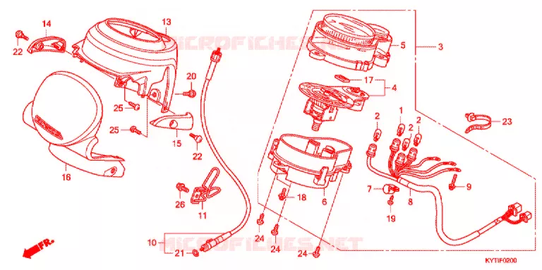 SNELHEIDSMETER Honda SCOOTER 110 SCOOPY 2011  ACD110CSC