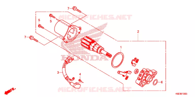 STARTMOTOR Honda MOTO 110 WAVE 2017  AFS1102SPH